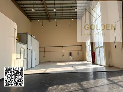 SHOWROOM-TYPE WAREHOUSE FOR RENT | 51 KW POWER | GLASS FRONT | ROAD FRONT | UMM AL QUWAIN