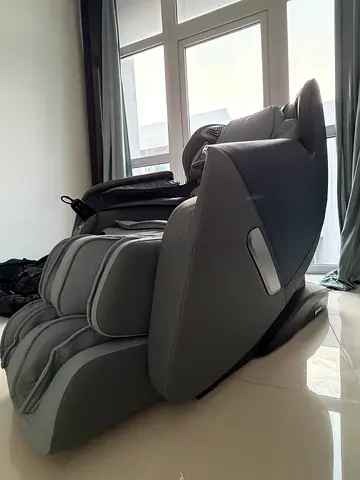 Gray electric massage recliner chair - good condition