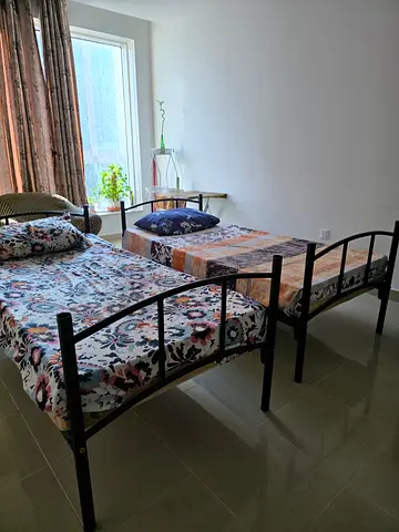 Two Single Metal Beds with Mattresses - Good Condition