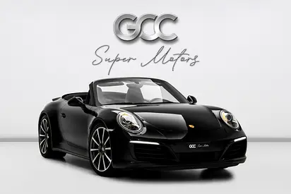 GCC SPECS WARRANTY - 2017 PORSCHE 911 CARRERA 4 CABRIOLET - SPORT CHRONO - BOSE - CARBON INTERIOR