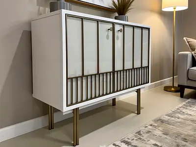 West Elm Bar Cabinet