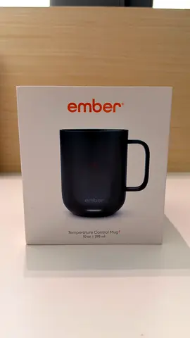 Ember Temperature Control Smart Mug (Ceramic/Black) with Charging Coaster
