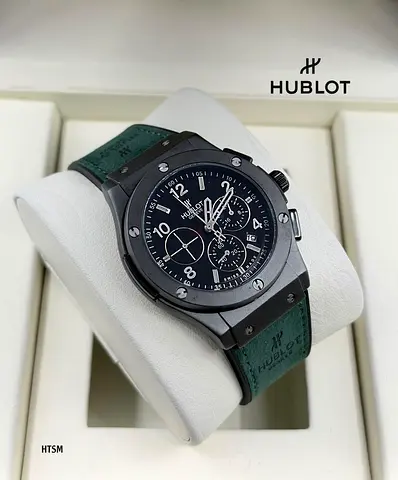 Hublot mens quartz chrono watch