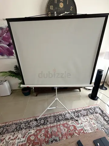 White Screen Projector Display (White)