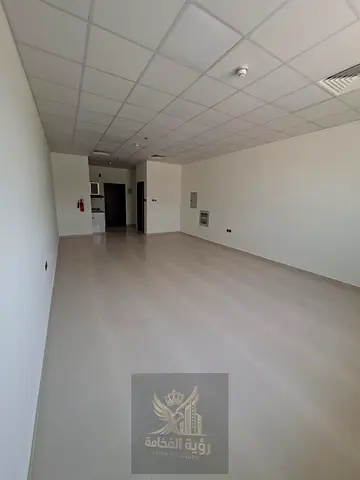 For rent in Sharjah Muwaileh Al Falah brand new studio first occupant with bathroom kitchen central AC and gas rent AED 34000 including contract attes