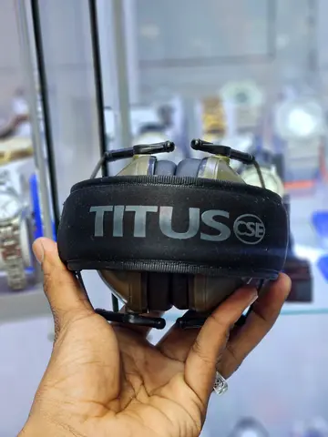 TITUS 2-Series Low Profile Earmuffs designed for hearing protection and  noise reduction.