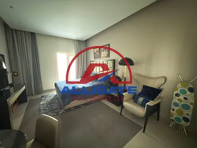 Furnished Studio | Balcony & Pool View |
