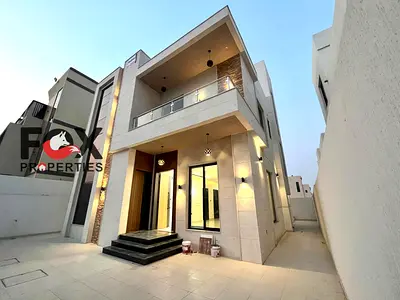 Villa for Annual Rent in Al Bahia, Ajman. 4 master bedrooms, living room, majlis, 6 bathrooms and 3,400 sq. ft. AED 110,000, 4 payments, cheque deposi