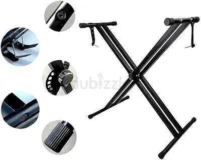Adjustable X-Style Keyboard Stand - Foldable, Heavy Duty