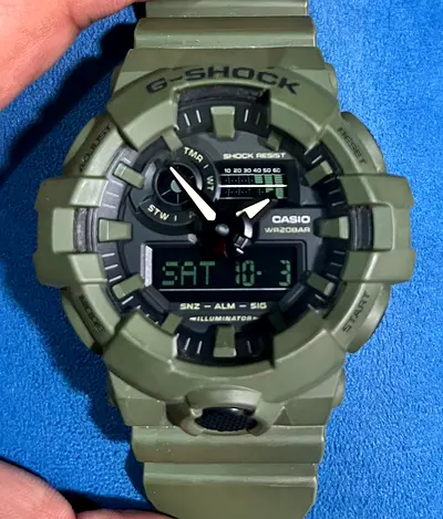 CASIO G-Shock GA-700UC Military Green Preloved Unboxed