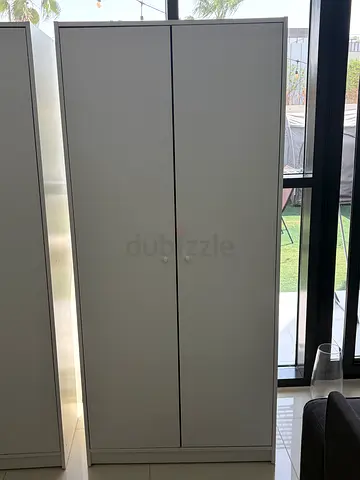 IKEA KLEPPSTAD 2-door Wardrobe, White — 79x55x176 cm