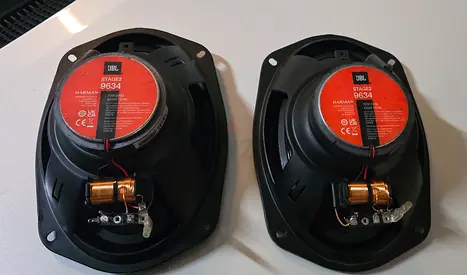 JBL car speakers Stage2 9634 3-way 6x9-inch