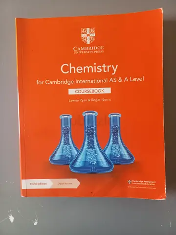 Cambridge Chemistry Coursebook for Cambridge International AS & A Level (3rd Edition)