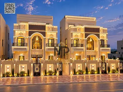 A miniature palace for sale in Al Bahia, Ajman—blending luxury and comfort in a single home. A sophisticated investment and an unmissable residential
