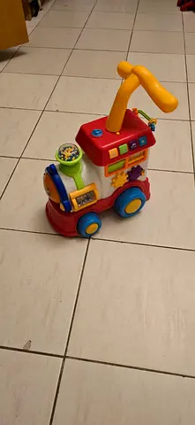 VTech-style Ride-On Activity Train with Lights and Buttons