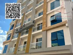 Two bedrooms and a living room for rent, first occupancy, in Al Jurf 3, excellent location, new buil
