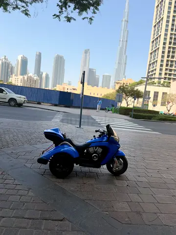 Blue Electric Scooter
