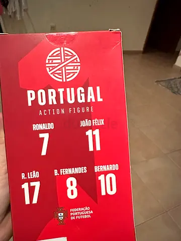 Portugal National Team Football Action Figure (Boxed) - Ronaldo & Teammates