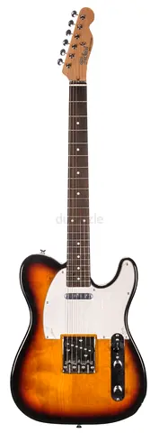 Used Sunburst Tele-style Electric Guitar - Good Condition
