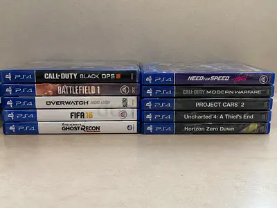 10 games for sale عندي 10 ألعاب سوني 4 for ps4
