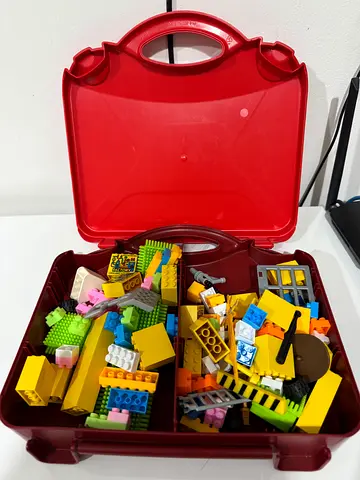Lego storage box with blocks for Aed 60
