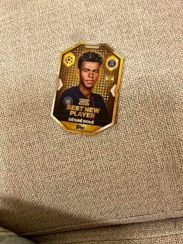 Désiré doué match attax chrome award winner