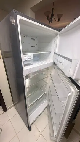 Electrolux Double Door Refrigerator – Stainless Steel – Good Condition