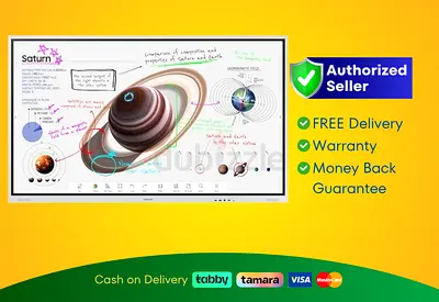 Samsung Flip 3 75 Inch UHD 4K Interactive Display- WM75A - Brand New | Warranty | FREE Delivery |