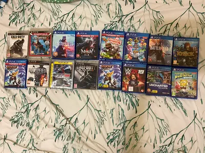 Bundle of 16 PlayStation 4 and 3 Games - Assorted Titles, Used