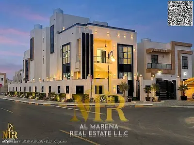 Modern Corner Villa with Roof Terrace and Spacious Yard in Al Zahia, Ajman | 100% Freehold | Near Safeer Mall | 4 Master Bedrooms | Near E311 Exit | S