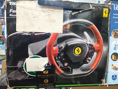 Ferrari Racing Wheel + Pedals (used) - compatible with Xbox