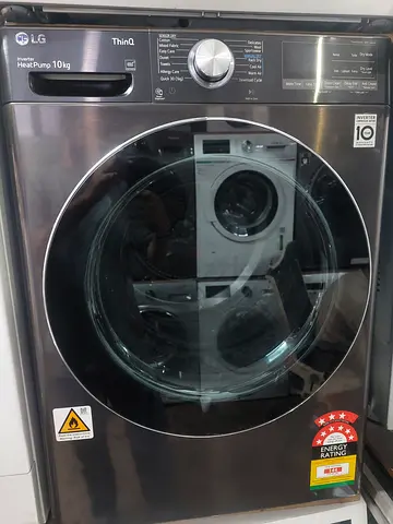 LG DVH10-10B 10kg Series 10 Heat Pump Dryer (Black Steel)