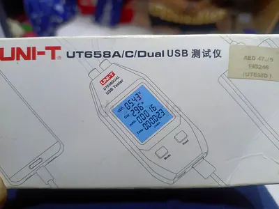USB Power Meter / Voltage & Current Tester Cable (White)