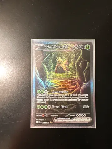 Wolwerine? Sorry — Wo-Chen GX Holographic Pokémon Card (Sleeved)