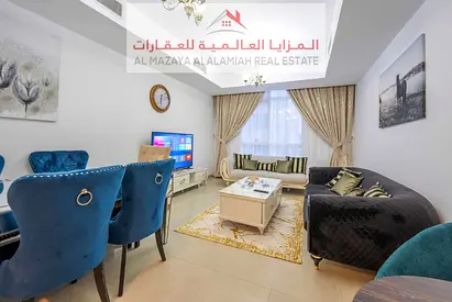 for rent monthly A fully furnished One-bedroom Two-bathroom apartment in Al Memzar