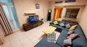 1-Bedroom Apartment for Monthly Rent in Ajman One Towers | All Bills Included | Central A/C | 2 Bath