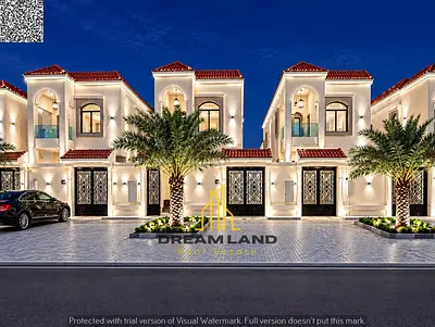 An upscale villa featuring a modern design and spacious interiors, with a practical layout ideal for large families. Villa for Sale in Al Helio – Ajma