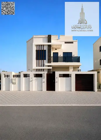 Luxury 7BR Villa for Sale in Al Zahya Ajman G+2 Floors 4400 Sqft Built Up Area Master Bedrooms Majl