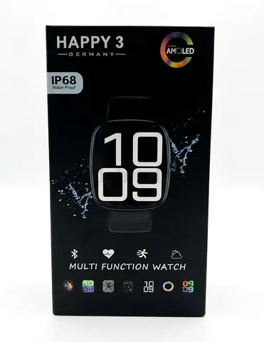Happy 3 ( Ip68 Water Resistance ) Smartwatch - Brand New
