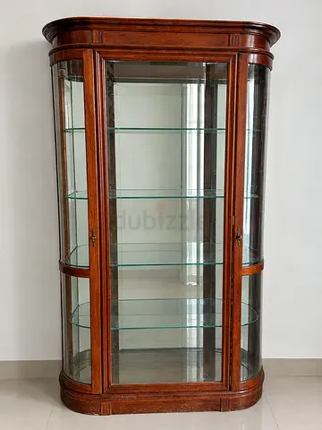 Curved Glass Display Cabinet