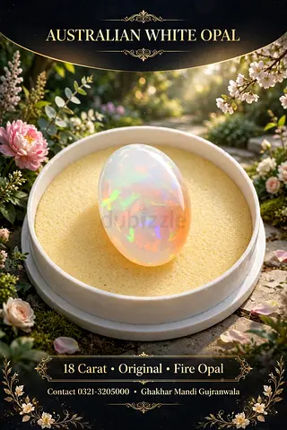 Opal white 18.50 carrt