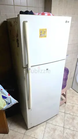 LG Double Door Refrigerator - Used, Good Working Condition
