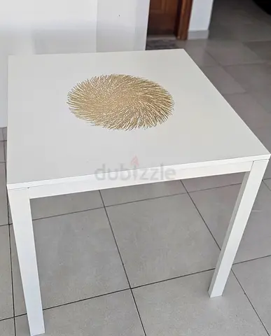 Selling white IKEA Table-chair set
