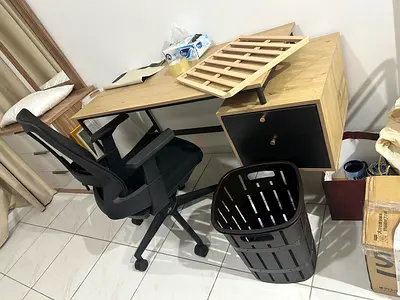 Office Desk & Chair Set – Brand New, Never Used – AED 500