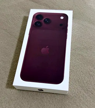 Brand new sealed iPhone 18 Pro max 256 GB TDRA - NON ACTIVE BURGUNDY COLOR