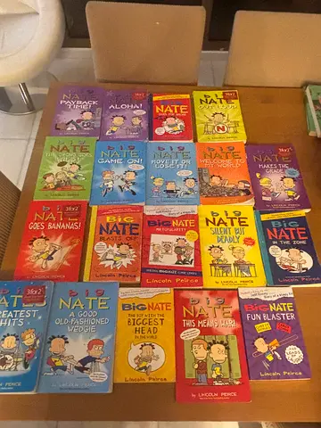 Collection of Big Nate graphic novels (around 15 books) - good condition