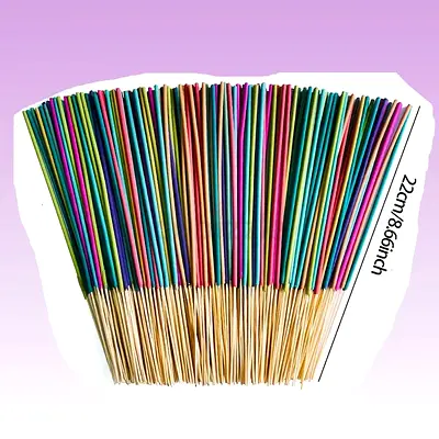 Colorful Bamboo Skewers / Cocktail Sticks - 22cm (Pack)