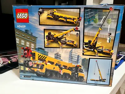 LEGO 60409 City Yellow Mobile Construction Crane