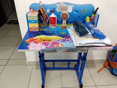 Kids Study Table + Chair Set - Khalidiyah