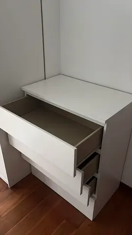 IKEA MALM White Chest of 4 drawers